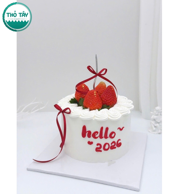 Bánh Kem chúc mừng năm mới tại Thỏ Tây