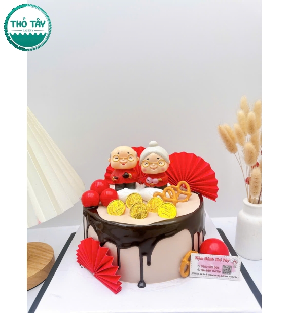 Bánh Kem Mừng Thọ Ông bà năm 2026 mẫu đẹp tại cần thơ
