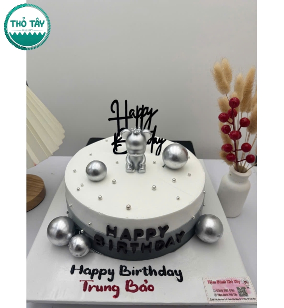 Bánh kem dành nam mẫu bánh đẹp Thỏ Tây