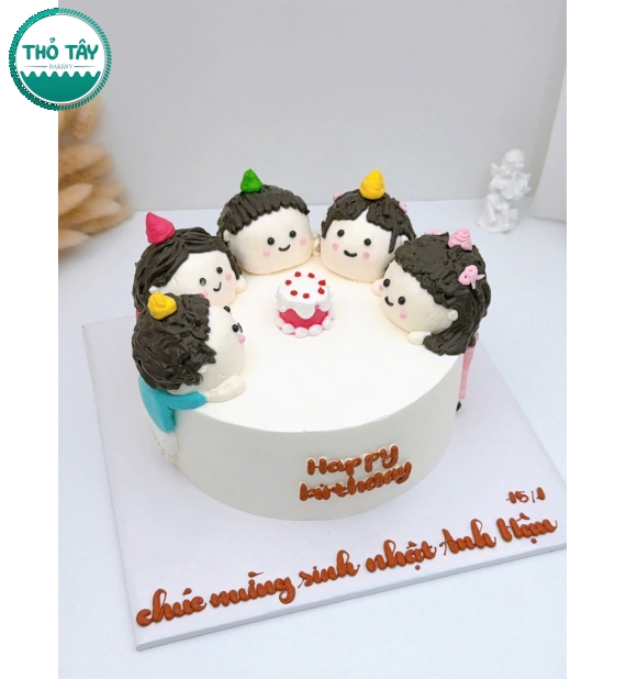 Bánh kem style Hàn Quốc tạo hình dành cho hội bạn