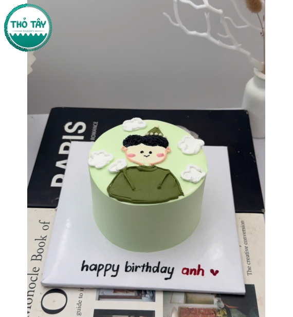 Bánh kem hàn quốc dành cho bé trai tại Cần Thơ