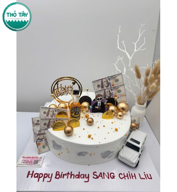 Bánh kem cho nam mẫu bánh trang trí theo yêu cầu