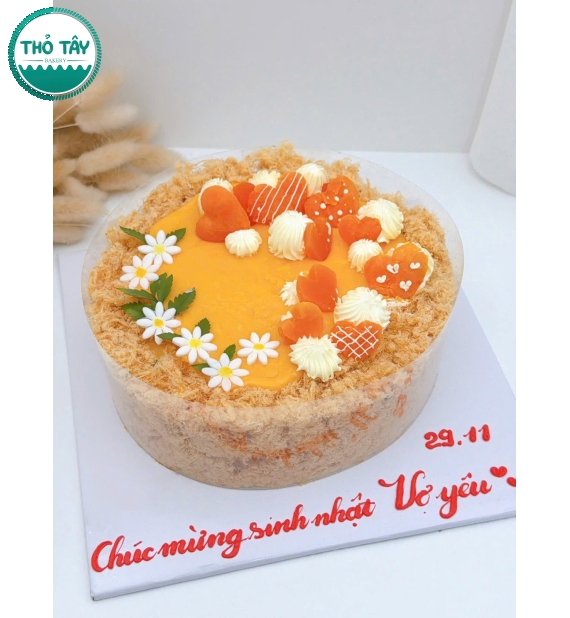 Bánh bông lan trứng muối tặng vợ yêu 8 tháng 3 hot 2026