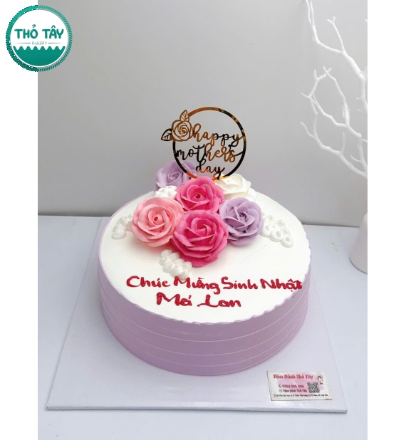 Bánh Kem dành cho bạn mẹ chúc mừng sinh nhật