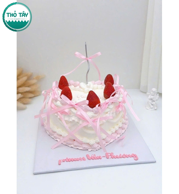 Bánh Kem trái cây tặng bạn thân trái tim