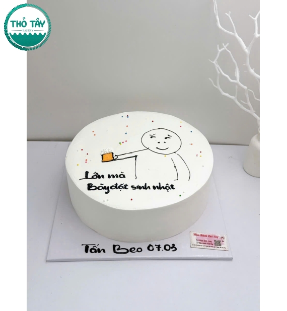 Bánh kem vẻ hình chibi hot tại cần thơ