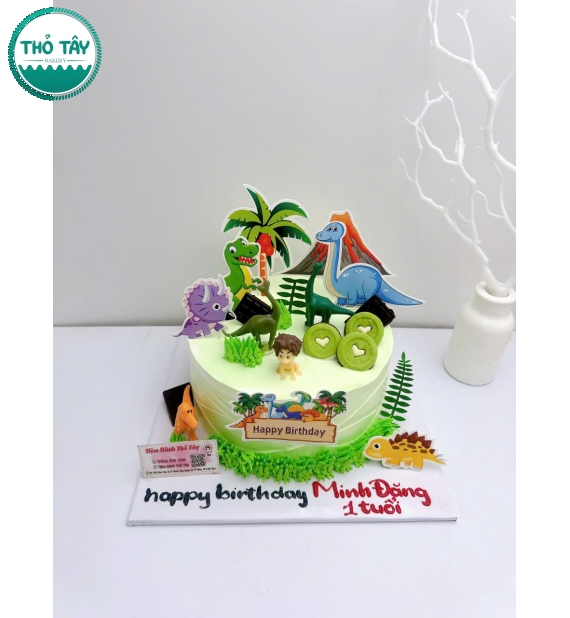 Bánh kem dành cho bé trai lên 1 tuổi hot tại Châu Văn Liêm