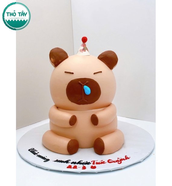 Bánh Kem capybara dành cho bé gái