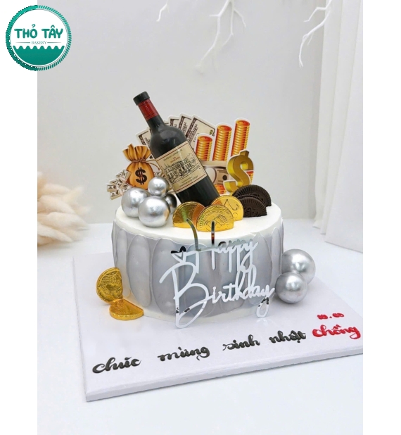 Bánh kem dành tặng sinh nhật chồng