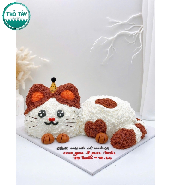 Bánh Kem tạo hình tuổi mèo 