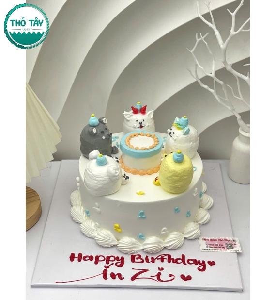 Bánh kem mẫu bánh theo phong cách hàn 