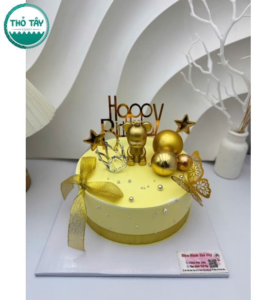 Bánh Kem tone vàng dành cho nữ mẫu đẹp 2026