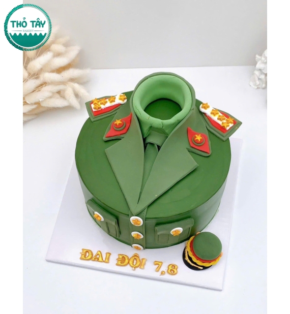 Bánh kem dành cho đại đội công an