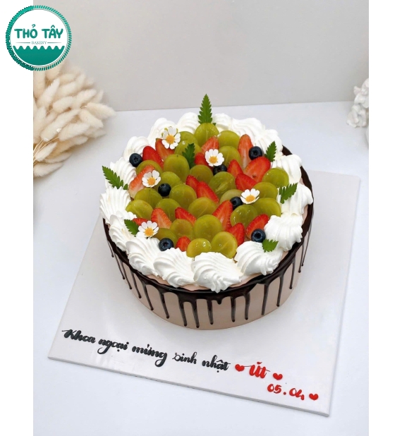 Mẫu bánh trái cây socola mẫu bánh đẹp tặng chị