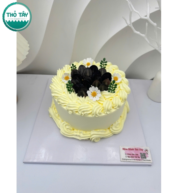 Mẫu bánh trái cây dành cho nữ dành với nho đen