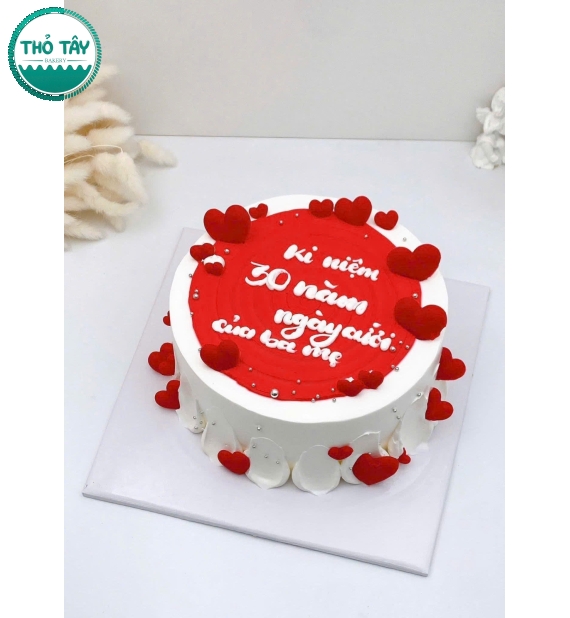 Mẫu bánh kem dành tặng cho nữ mừng ngày kỷ niệm