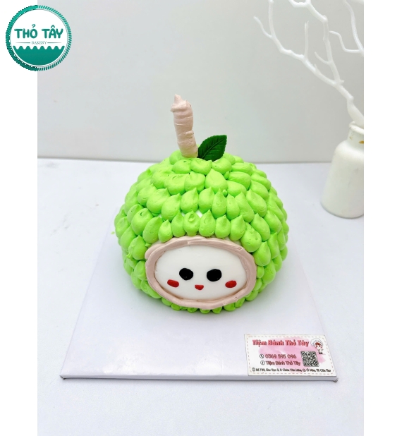 Bánh kem style Hàn Quốc tạo quả na 