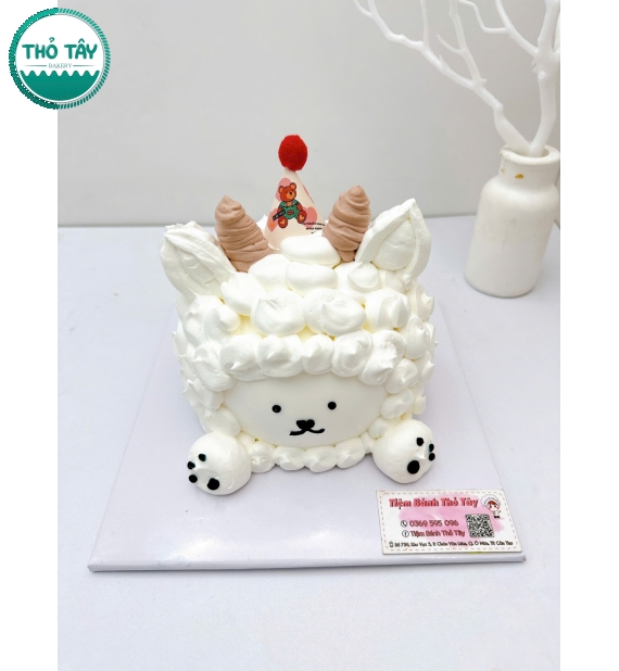 Bánh kem style Hàn Quốc tặng cho bé gái xinh hot