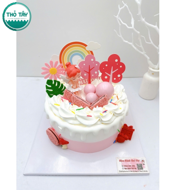 Bánh Kem công chúa mẫu đẹp cho bé 5 tuổi