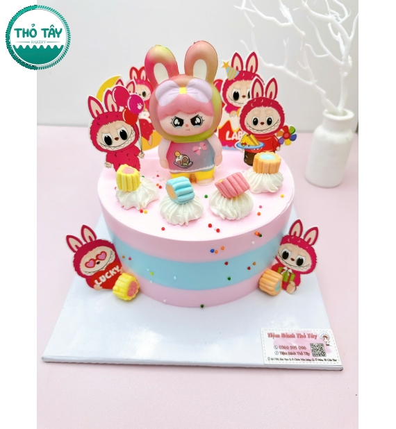 Bánh Kem siêu đáng yêu cho bé gái yêu thích baby three