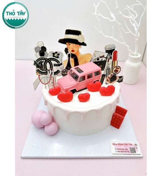 Mẫu bánh kem dành tặng cho nữ chị gái mẫu đẹp