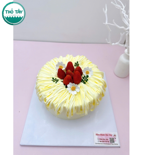 Bánh Kem trái cây hot tại Cần Thơ mix dâu tây hot 