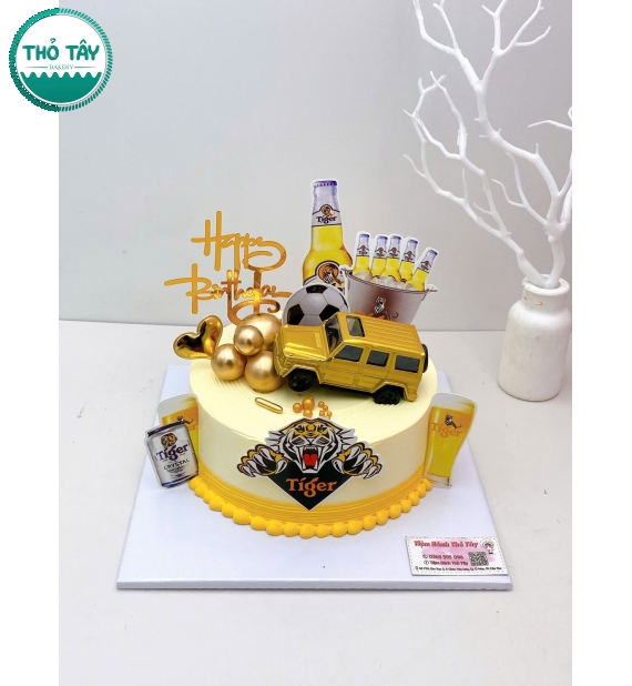 Bánh kem dành cho nam hot mix phụ kiện xe ô tô