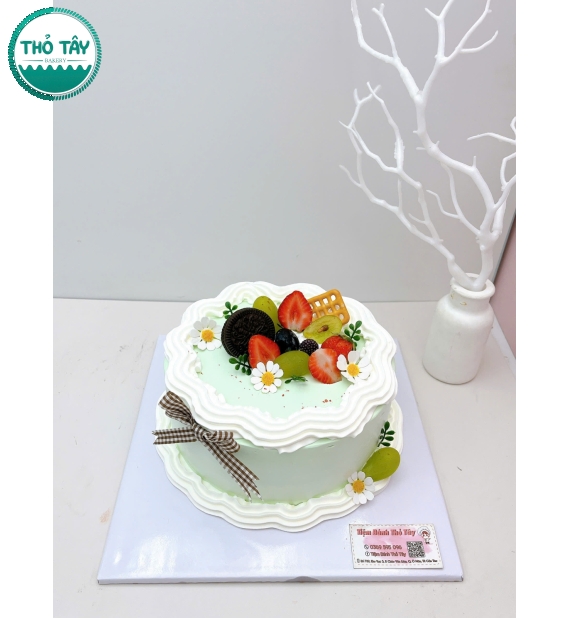 Bánh Kem trái cây mix trái cây theo yêu cầu 