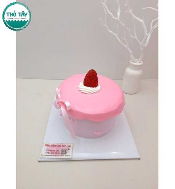 Bánh Kem trái cây mix trái cây 1 quả dâu tây 
