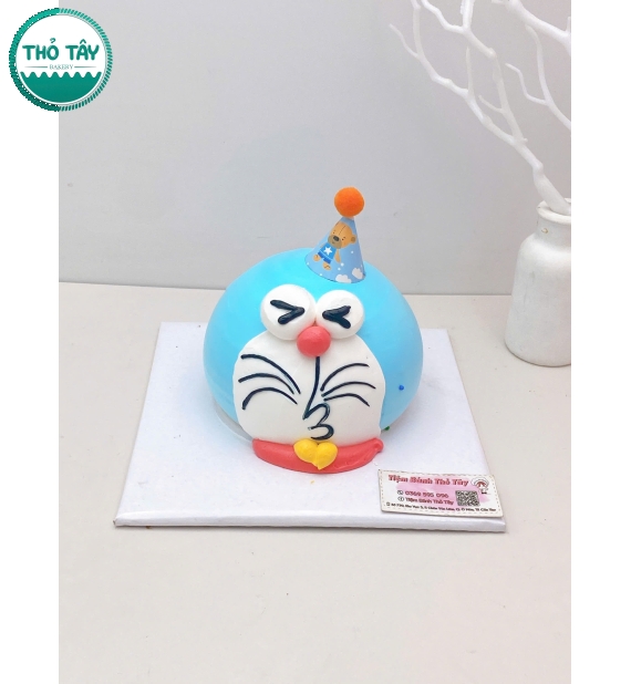 Bánh kem tạo hình đô rê mon