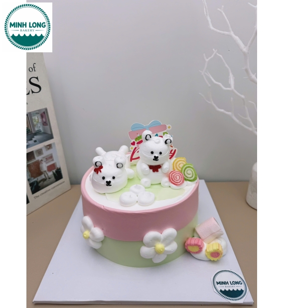 Bánh Kem dành cho bé gái  lên 2 tuổi 